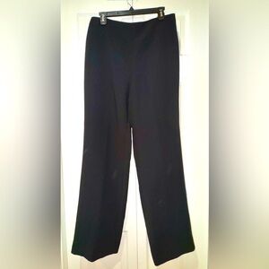 Zoey brand Black High rise Wide Leg zipper back closure Pants. Size 12 NWT